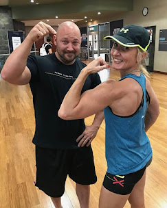 Sam coaching a client