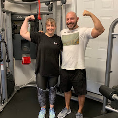 Sam working with a client